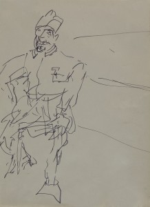 F. Bacon_Ritratto di Apollinaire da Picasso, Londra, coll. priv.