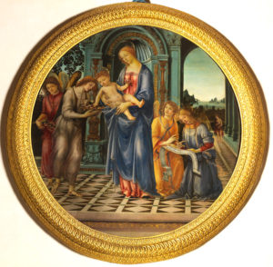 Filippino Lippi - Madonna col Bambino e angeli 1485-1486 Ente Cassa di Risparmio di Firenze 