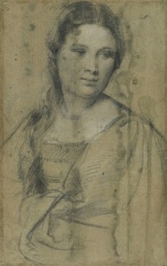 Gabinetto Disegni e stampa degli Uffizi, Firenze, Tiziano, Ritratto di donna  