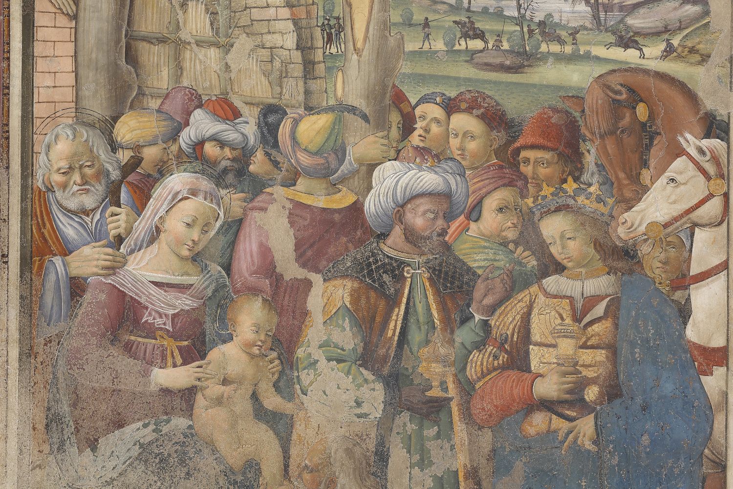 1. Giovanni Maria Tolosani, Adorazione dei Magi, 1522, collocazione Museo Diocesano