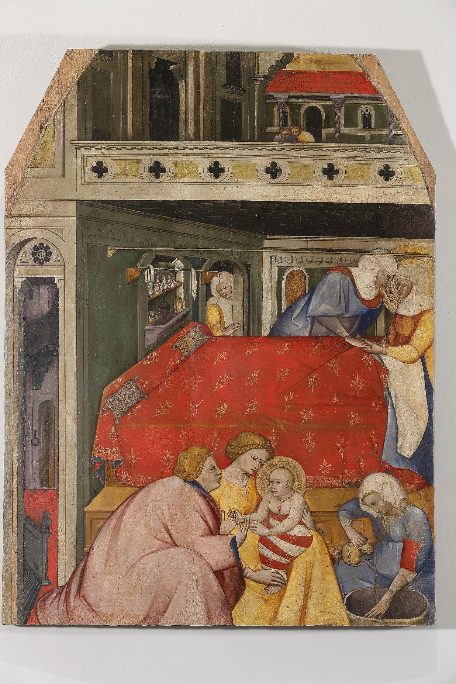 2. Cennino Cennini, Natività della Vergine, fine XIV inizi XV secolo, collocazione Museo Diocesano