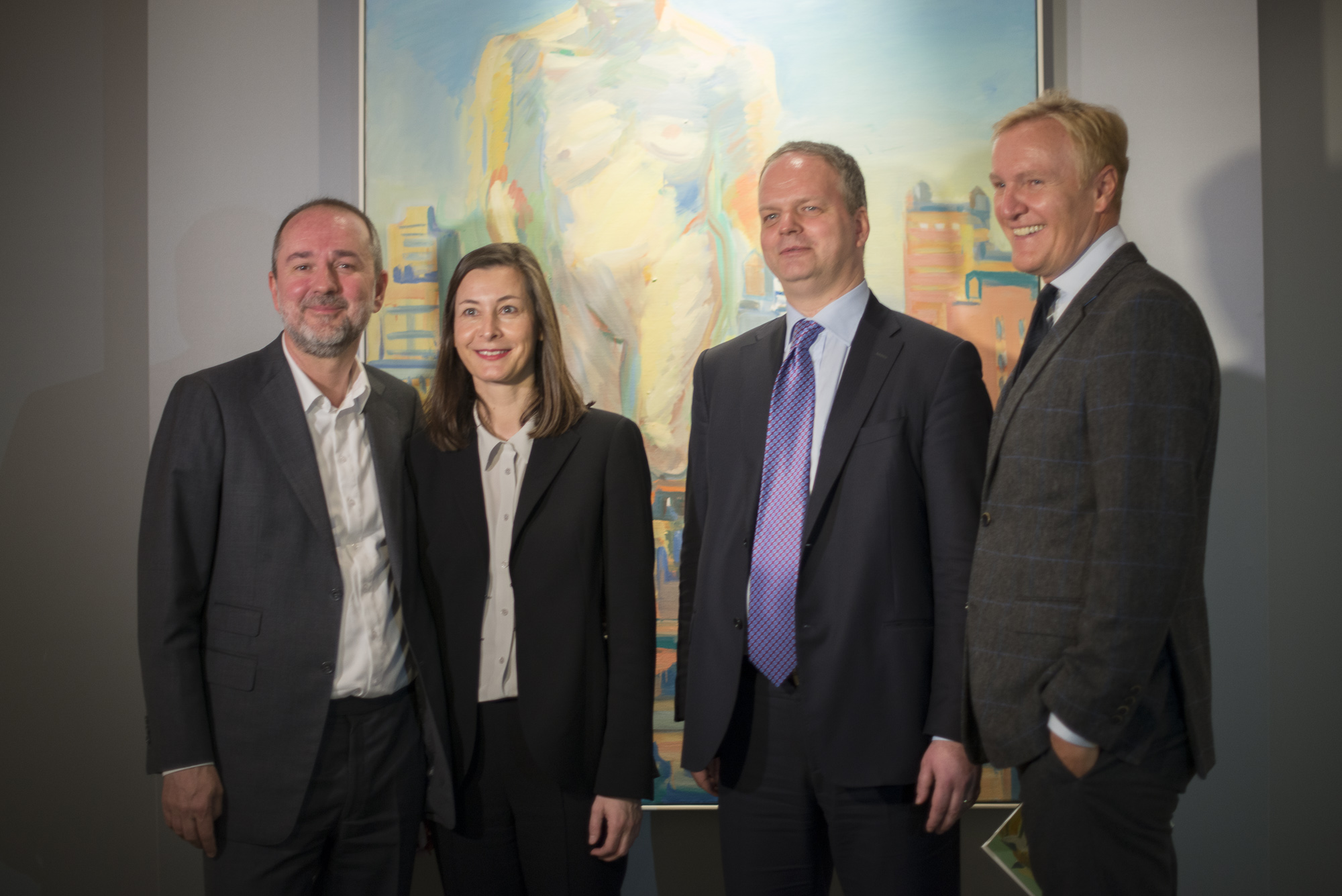 Il Ministro della cultura austriaco insieme alla moglie, al direttore delle Gallerie degli Uffizi e al direttore dell'Albertina Museum